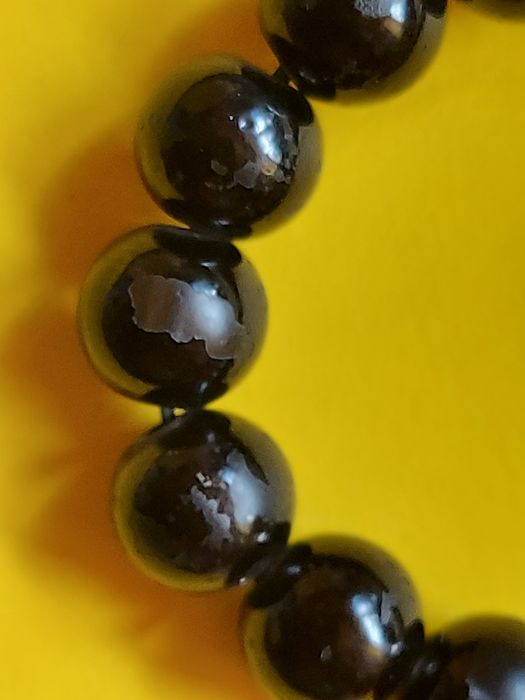 6 sztuk do włosów i bransoletka czarne