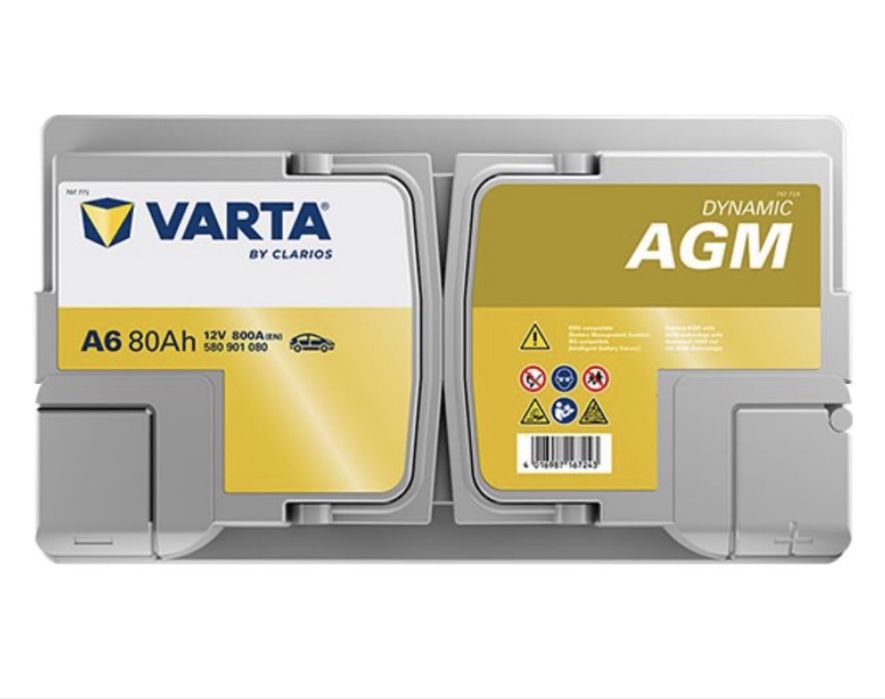 Bateria Varta A6 80 800A