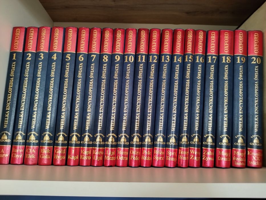 Wielka Encyklopedia Świata Oxford Komplet 20 tomów