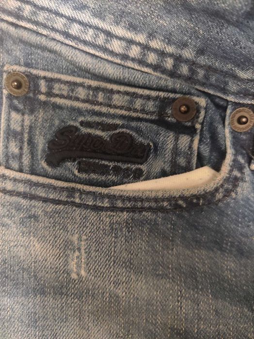 Spodnie SuperDry W29 L32 jeansowe oryginalne męskie Super Dry skinny