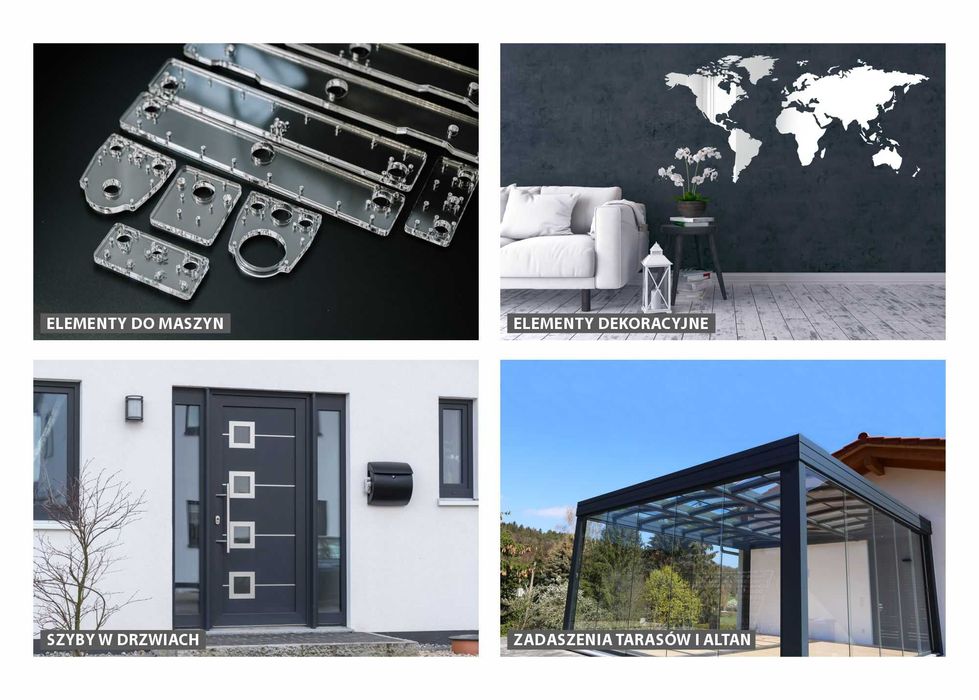 Pleksa Plexa Plexi PMMA 3mm czarna błysk cięta na wymiar