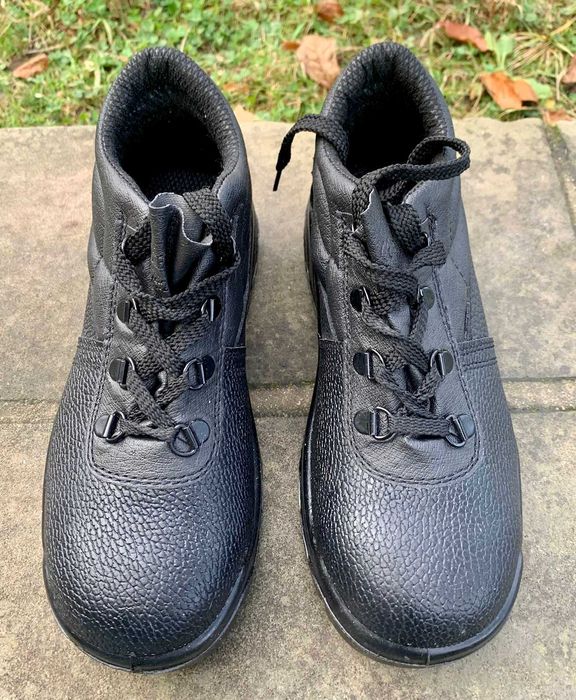 BUTY ROBOCZE DAMSKIE r.37/38 24-24,50 cm z Blachą Obuwie Ochronne