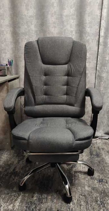 офисное кресло компьютерное крісло офісне до 150 кг з підставкою