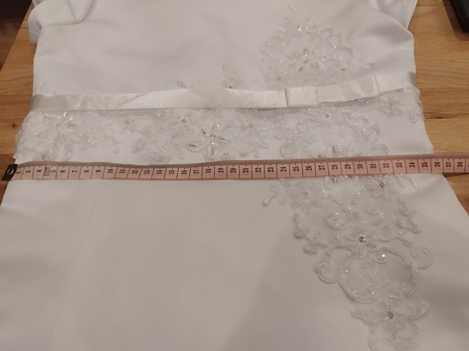 Sukienka komunijna 1 komunia Alba bolerko torebka