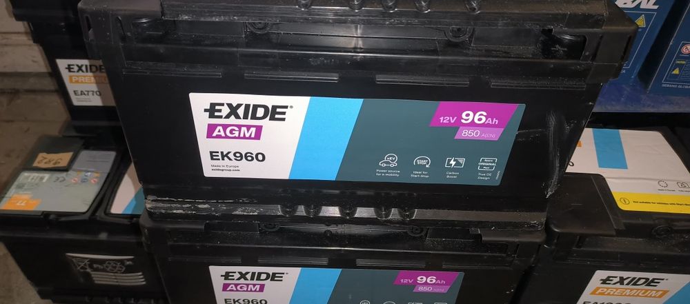 Гелеві акумулятори EXIDE AGM 60-105AH