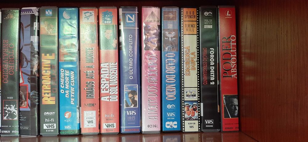 Cassetes VHS de clássicos