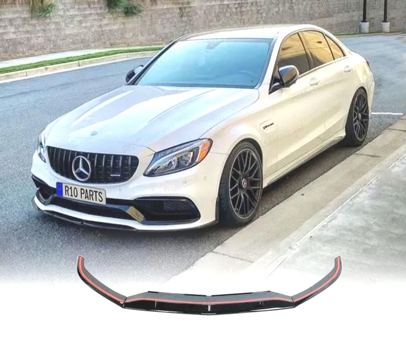 SPOILER LIP FRONTAL MERCEDES W205 SW 14-18 LOOK AMG C63