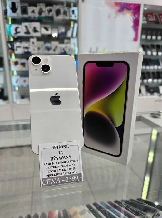 Iphone 14 128GB Bat 84% Telakces Felicity *Raty 0%