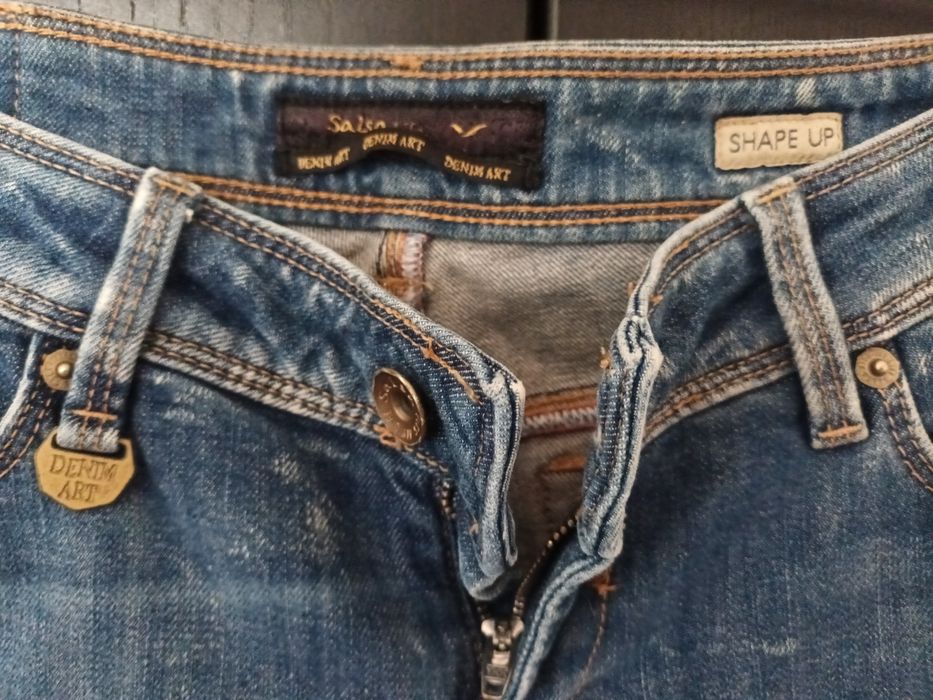 2 Calças Ganga Salsa e Zara Mulher