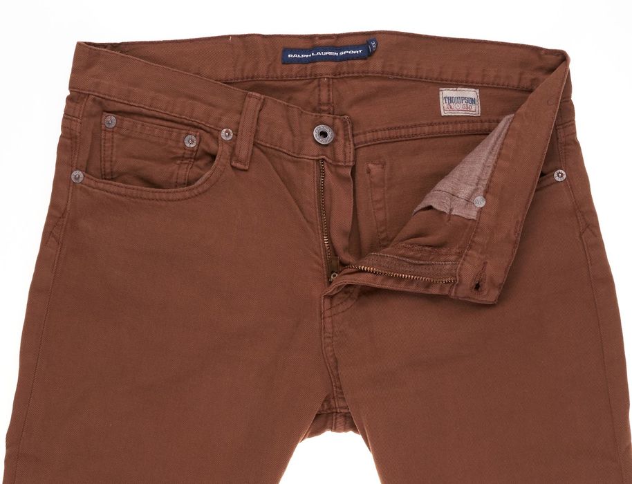 Spodnie Ralph Lauren Thompson 650 W30 L32 Damskie Red Low Rise 80CM