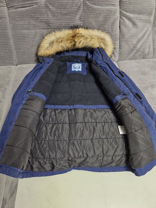 Куртка пуховик  парка зима 128розмір унісекс