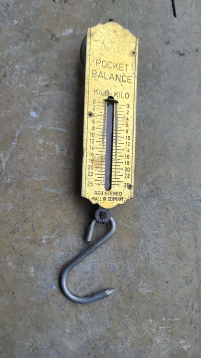 Balança de mola para pesar, dinamómetro