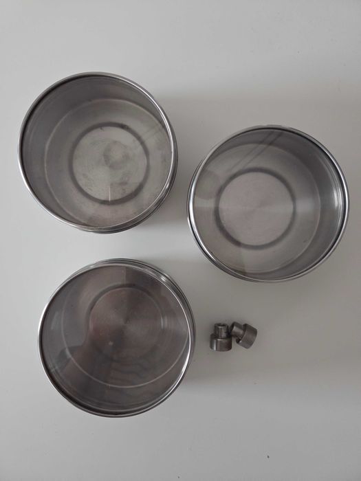 Suporte magnético + 3 caixas metálicas com íman Ikea