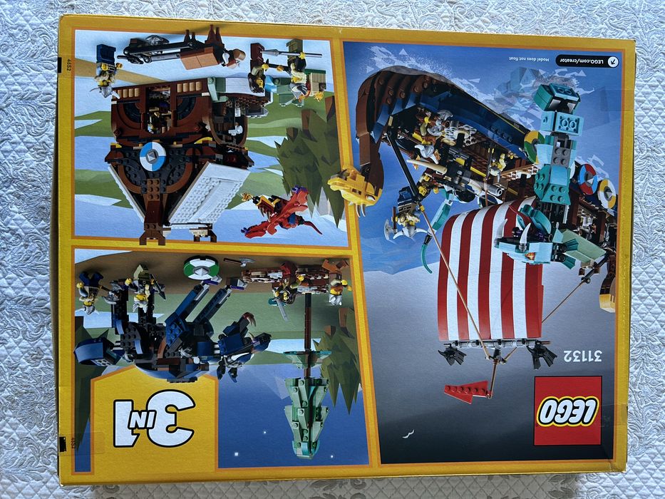 Lego 31132 Creator - Barco Viking (3 em 1)