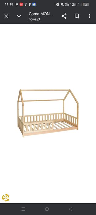 Vendo Cama Montessori