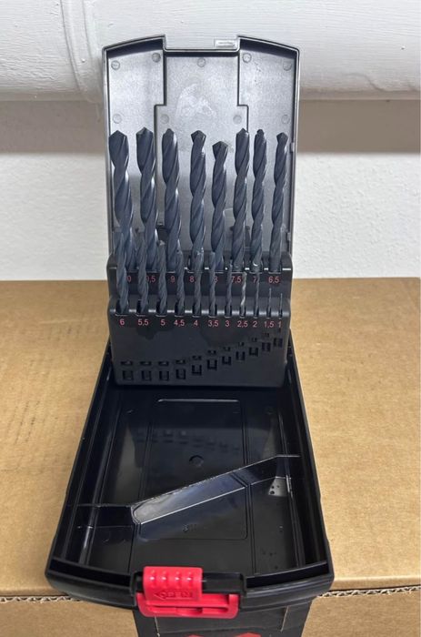 Conj de brocas espiral HSS