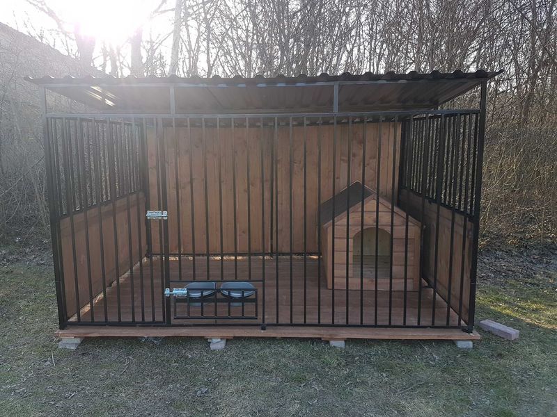 -KLATKA, ZAGRODA, DLA PIESKA *4mX3m*-montaż solidny +dowóz.