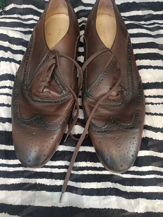 Sapatos Zara man 43 pele