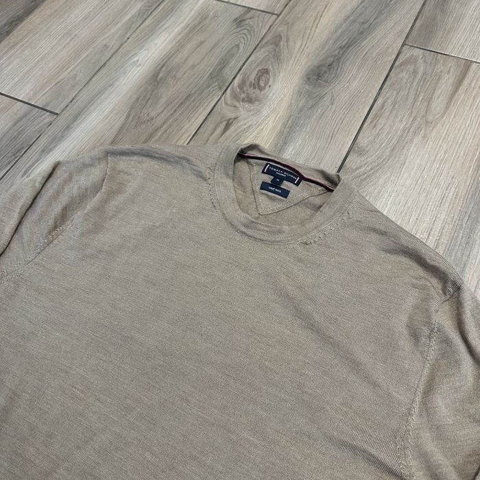 Светр Tommy Hilfiger преміальна вовна шерсть світшот кофта