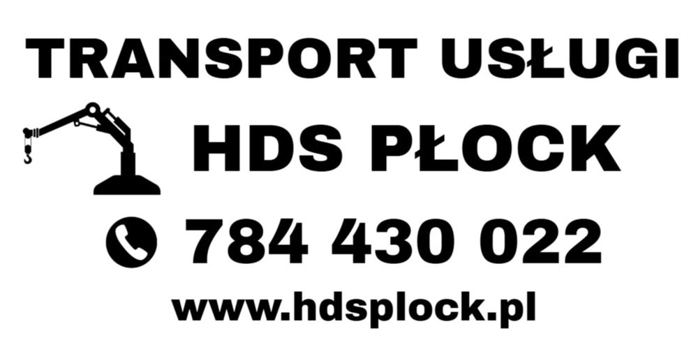 Transport Usługi HDS Płock KalTruck  WYNAJEM/ Żurawii HDS