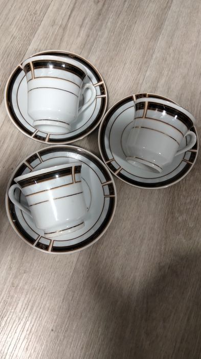 Набор чашка +блюдце.Сервиз