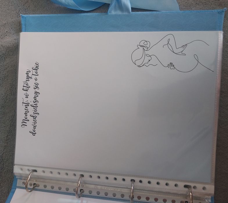Nowy segregator ciąży, pamiętnik ciąży, album ciąży, prezent Baby shower, pregnant