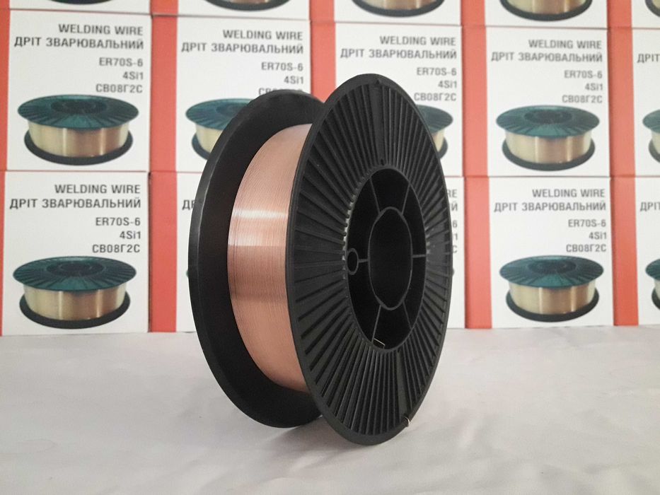 0,8 мм Проволока сварочная ОБМІДНЕН Дріт зварювальний Народний Варіант