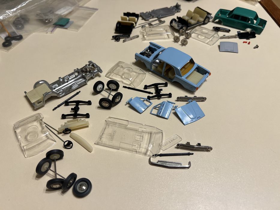 Модели СССР 1/43 запчасти. Волга, ВАЗ, Москвич, РАФ, УАЗ и другое