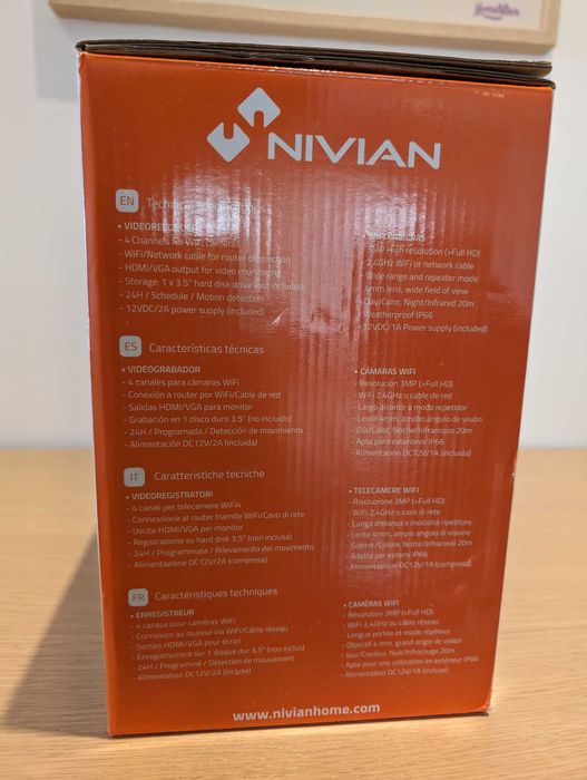 Sistema de videovigilância wireless Nivian435390701539829762