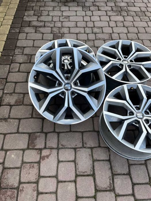 Oryginalne alufelgi Seat 5x112 18 cali LEON FR Ateca Exeo Altea Bicolor