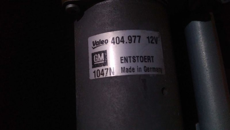 Motor De Limpa Vidros Opel Zafira / Zafira Family B (A05)
