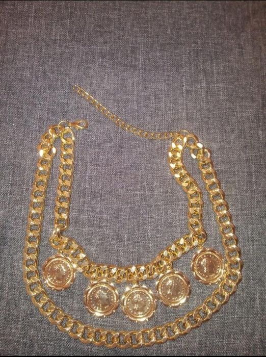 Колье-ожерелье с монетками