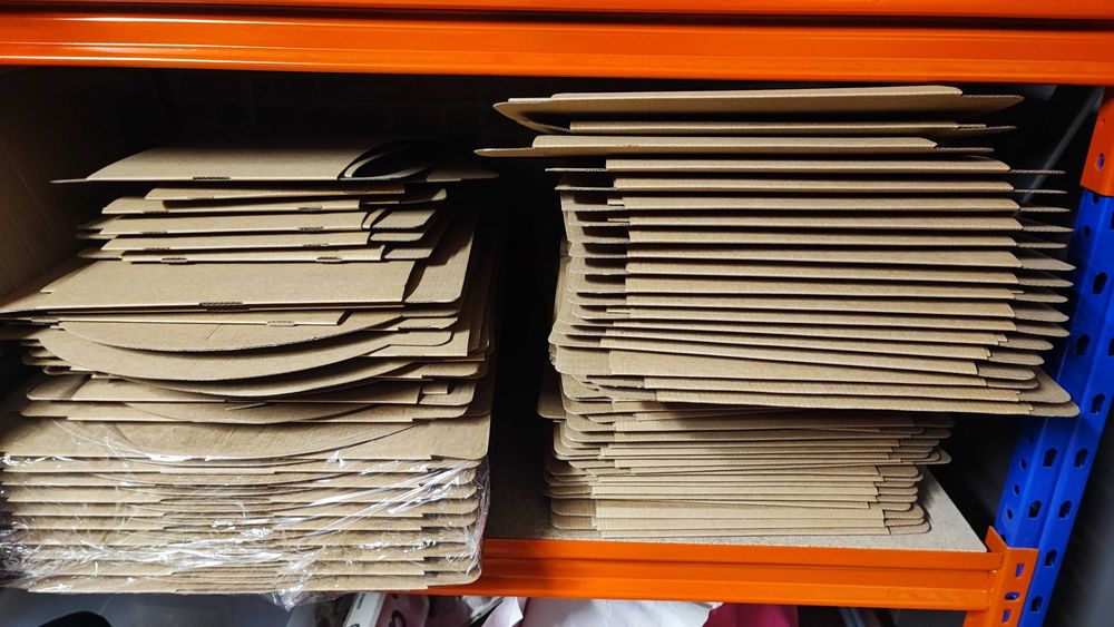 79 Caixas para Bolo Kraft com Janela Wellpack Novas