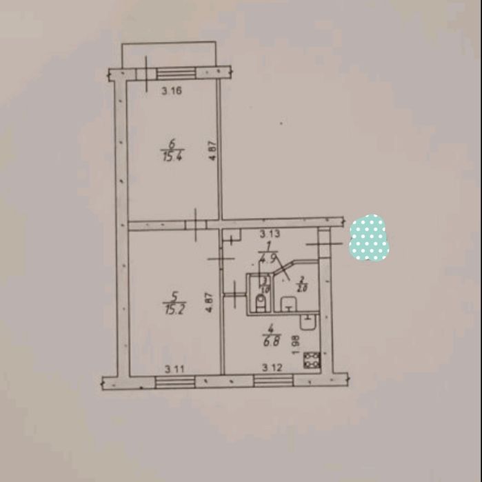 Продажа 2комн квартиры Космос +погреб