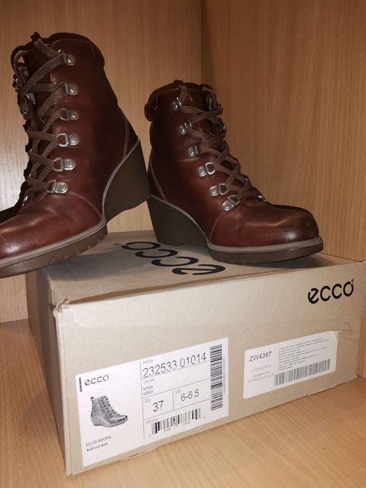 Черевики Ecco на танкетці, 37 р.