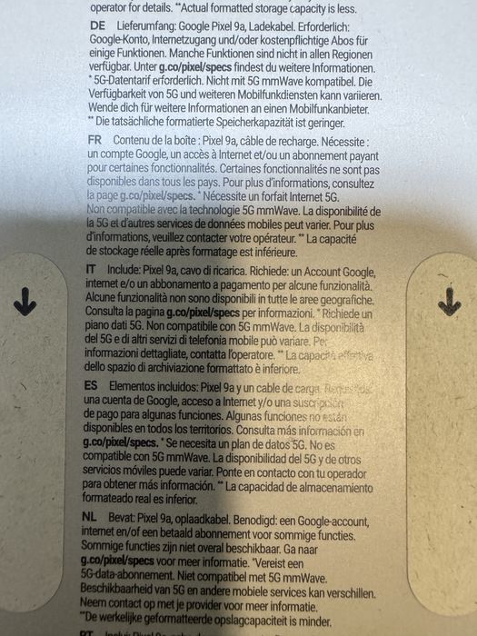 Google Pixel 9a  128GB 5G новий запакований