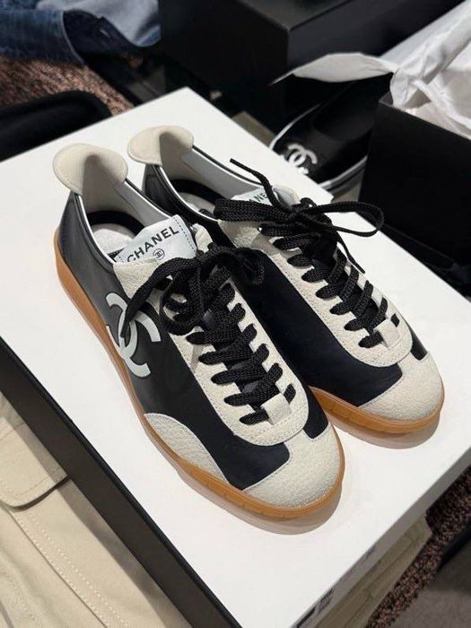 Кеди Шанель Chanel кросівки 36-40 шкіряні