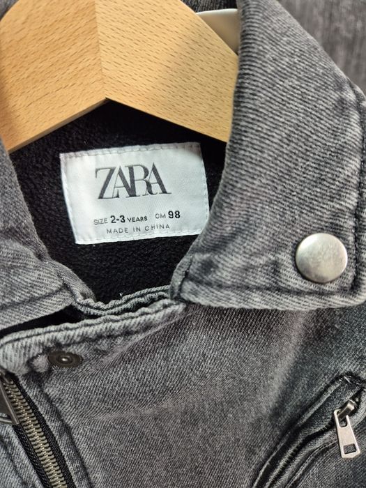 ZARA Джинсова тепла куртка для дівчинки  98см