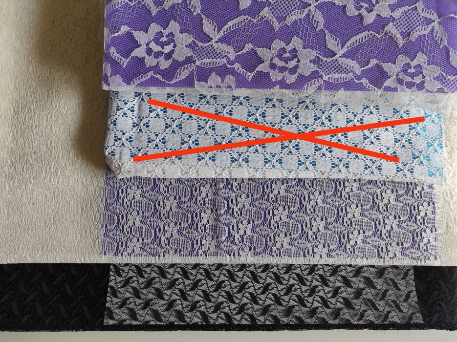 Відрізи тканин Гіпюр