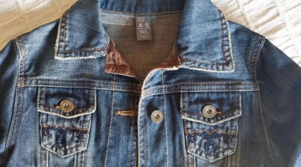 IMPECÁVEL l Colete forrado+ Blusão Ganga ZARA 4-5 Anos