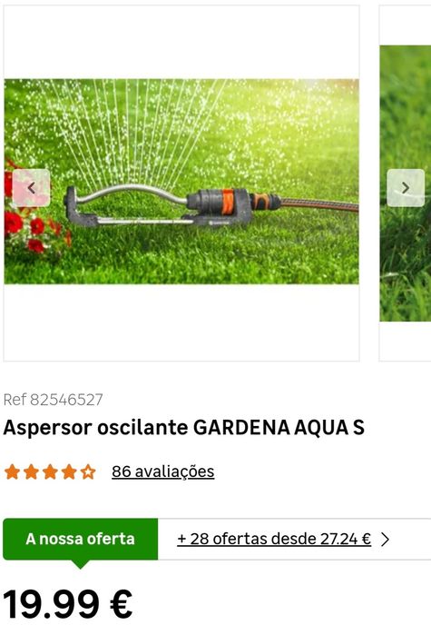 Aspersor de rega oscilante GARDENA