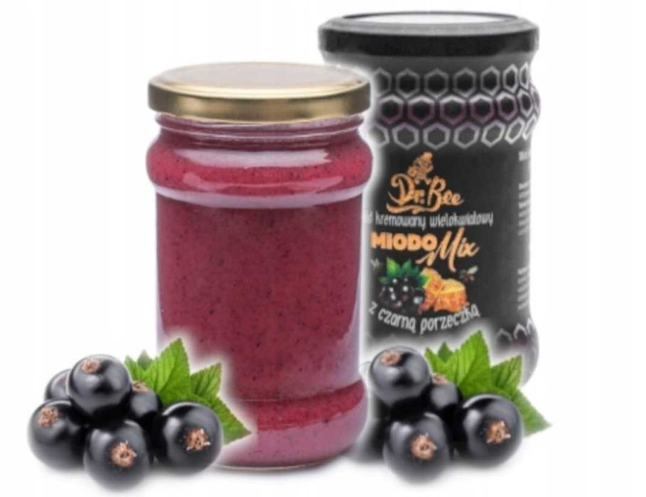 Miód - Zestaw miodów Borówka ,żurawina,pomarańcza, cytryna IMBIR
