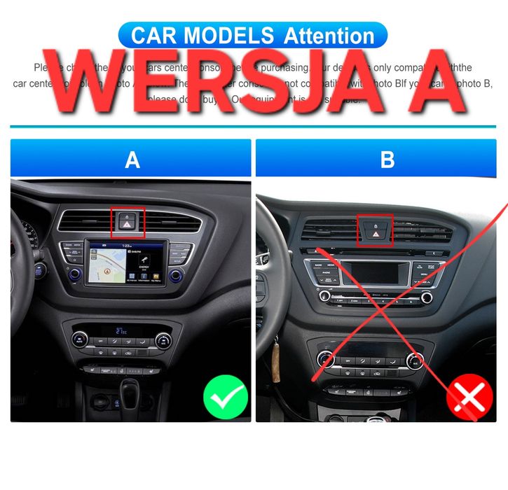 Radio nawigacja HYUNDAI i20 2018  2019  2020NAVI GPS Android