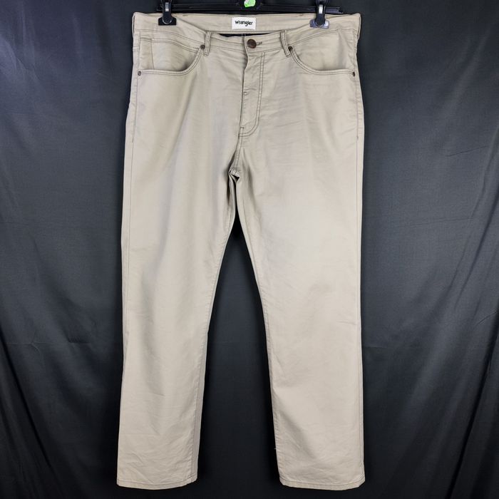 Spodnie Wrangler Arizona W38 L30 beżowe jeansy proste