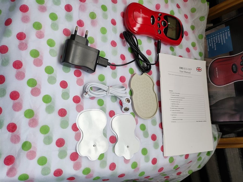 Masażer Elektrostymulator mięśni Cellulit ECO-306 EMS przenośny tens