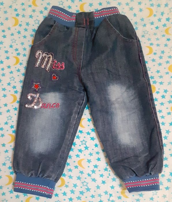 Джинсы детские зимние тёплые