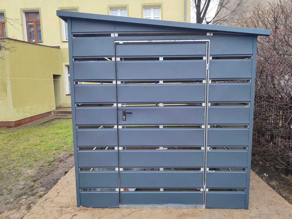 Wiata śmietnikowa panelowa 2x3 OKAZJA