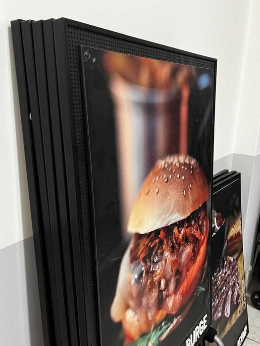 Quadros Decorativos Premium – Hambúrguer Gourmet & Cortes de Carne (Restaurante)