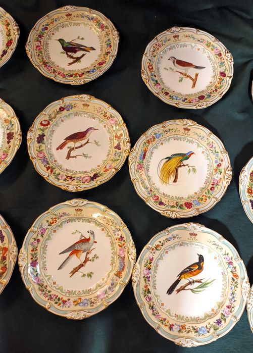 Coleção Completa 15 Pratos Porcelana L'Heure Royale