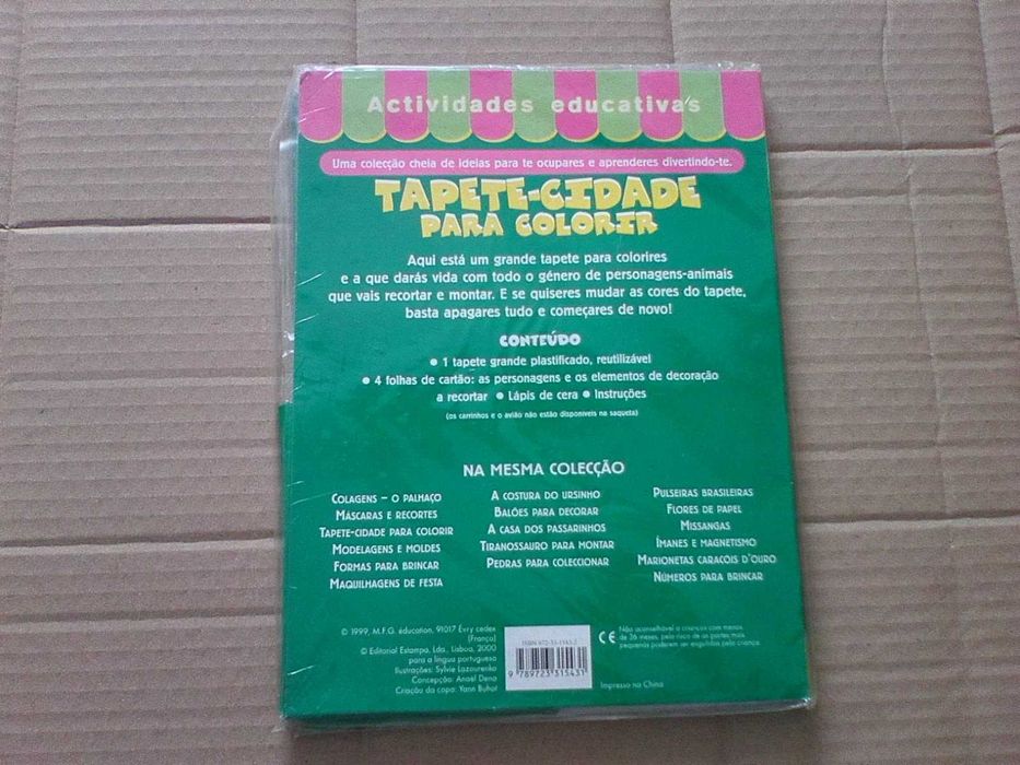 Tapete-cidade para colorir